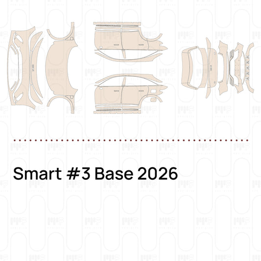 Voorgesneden PPF Smart #3 Base 2026