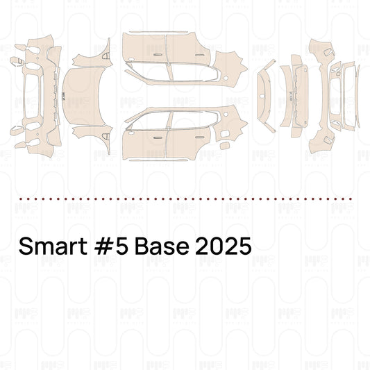 Voorgesneden PPF Smart #5 Base 2025