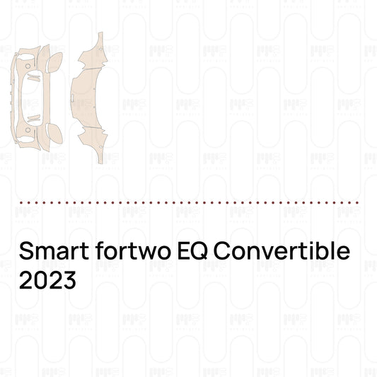 Voorgesneden PPF Smart fortwo EQ Convertible 2023