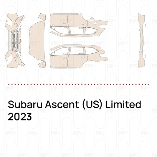 Voorgesneden PPF Subaru Ascent (US) Limited 2023