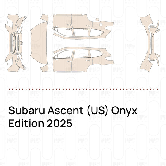 Voorgesneden PPF Subaru Ascent (US) Onyx Edition 2025