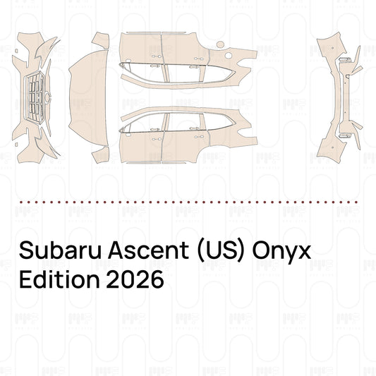 Voorgesneden PPF Subaru Ascent (US) Onyx Edition 2026