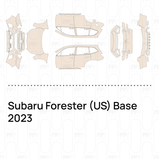 Voorgesneden PPF Subaru Forester (US) Base 2023