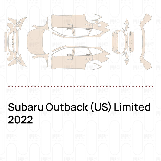 Voorgesneden PPF Subaru Outback (US) Limited 2022