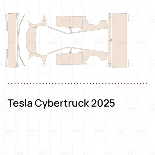 Voorgesneden PPF Tesla Cybertruck 2025