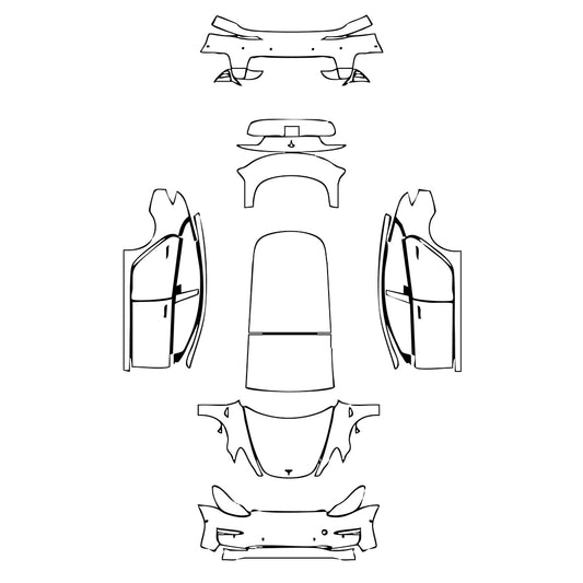 Pre-Cut PPF Tesla Model 3 2022 - PPF-Kits