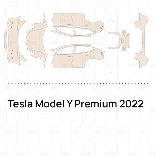 Voorgesneden PPF Tesla Model Y Premium 2022