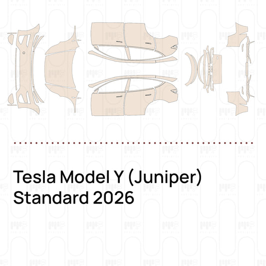 Voorgesneden PPF Tesla Model Y (Juniper) Standard 2026