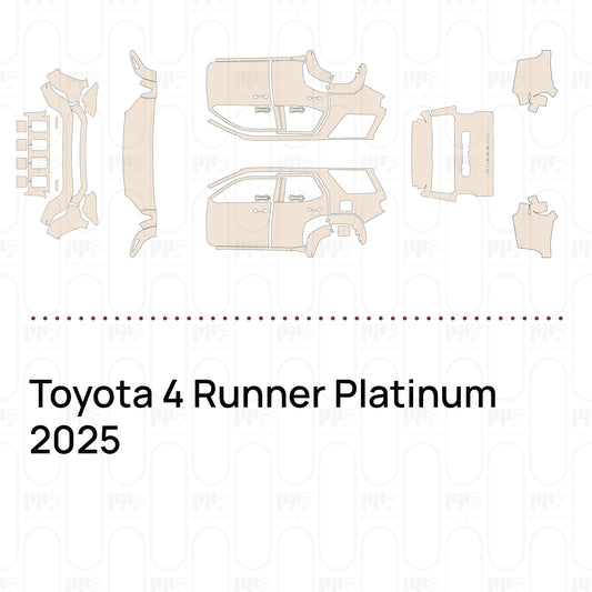 Voorgesneden PPF Toyota 4 Runner Platinum 2025