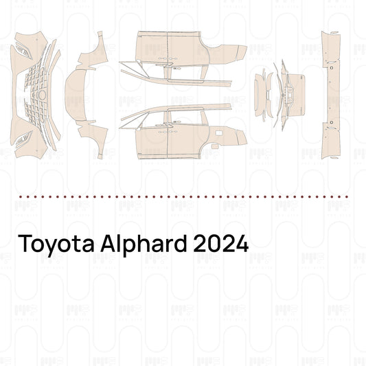 Voorgesneden PPF Toyota Alphard 2024