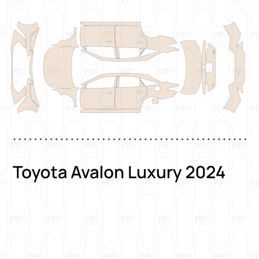 Voorgesneden PPF Toyota Avalon Luxury 2024