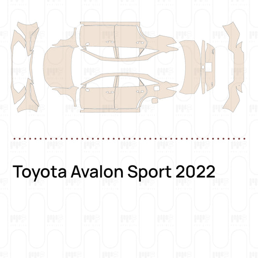 Voorgesneden PPF Toyota Avalon Sport 2022