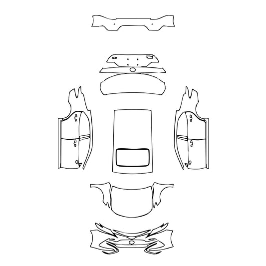 Pre-Cut PPF Toyota Camry (CN) Luxury 2021 - PPF-Kits