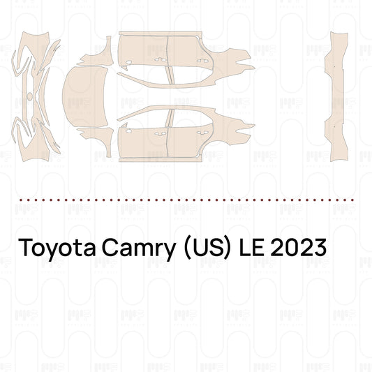 Voorgesneden PPF Toyota Camry (US) LE 2023
