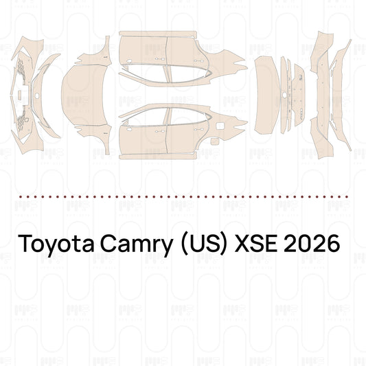 Voorgesneden PPF Toyota Camry (US) XSE 2026