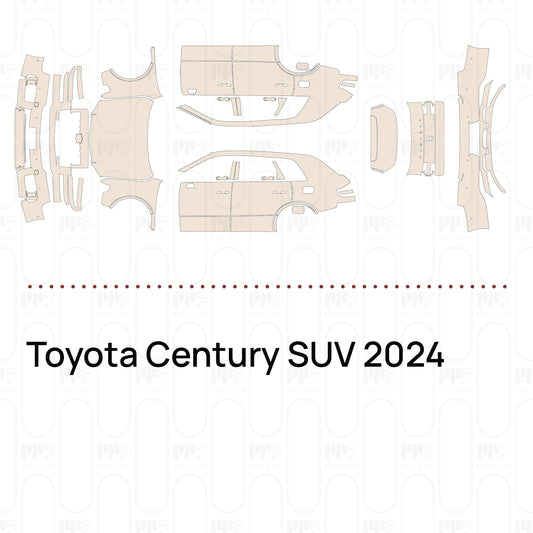 Voorgesneden PPF Toyota Century SUV 2024