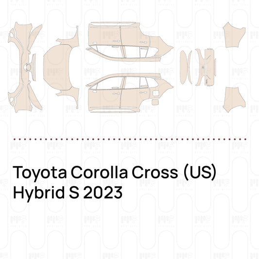 Voorgesneden PPF Toyota Corolla Cross (US) Hybrid S 2023
