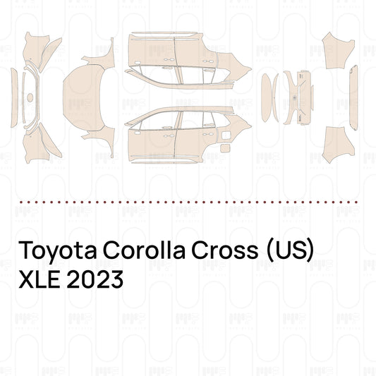Voorgesneden PPF Toyota Corolla Cross (US) XLE 2023