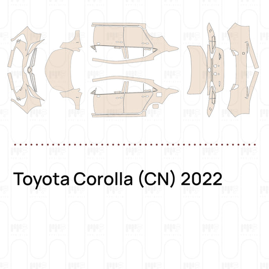 Voorgesneden PPF Toyota Corolla (CN) 2022