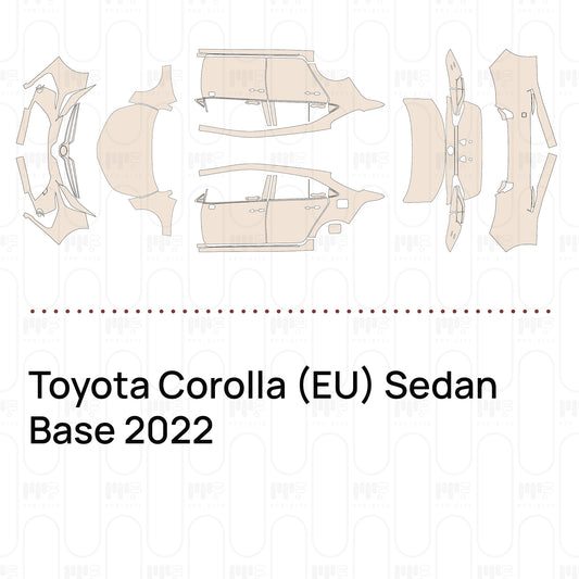 Voorgesneden PPF Toyota Corolla (EU) Sedan Base 2022