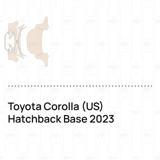 Voorgesneden PPF Toyota Corolla (US) Hatchback Base 2023