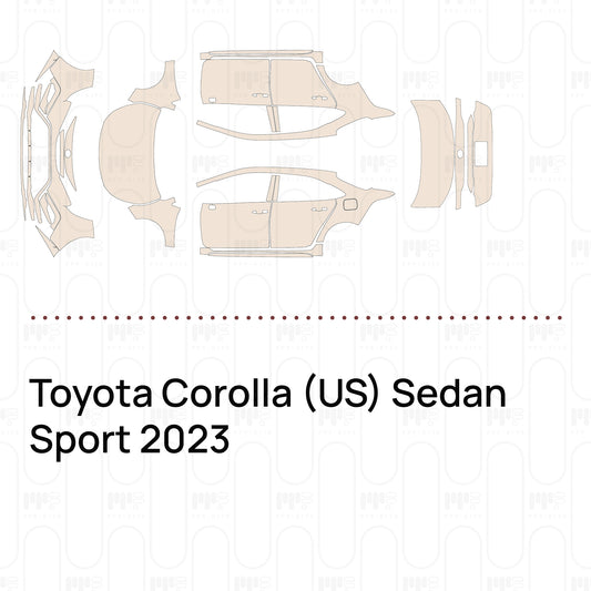 Voorgesneden PPF Toyota Corolla (US) Sedan Sport 2023