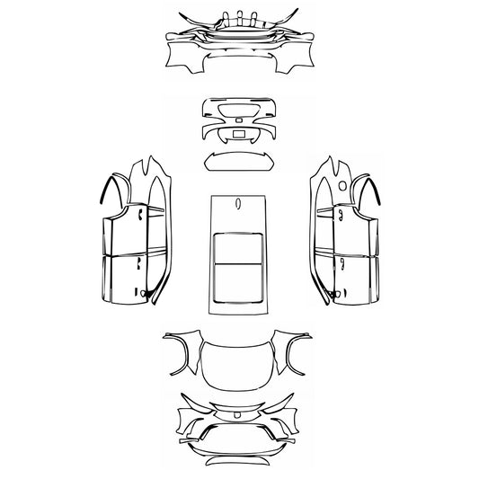 Pre-Cut PPF Toyota Crown Kluger 2021 - PPF-Kits