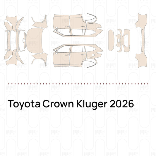 Voorgesneden PPF Toyota Crown Kluger 2026
