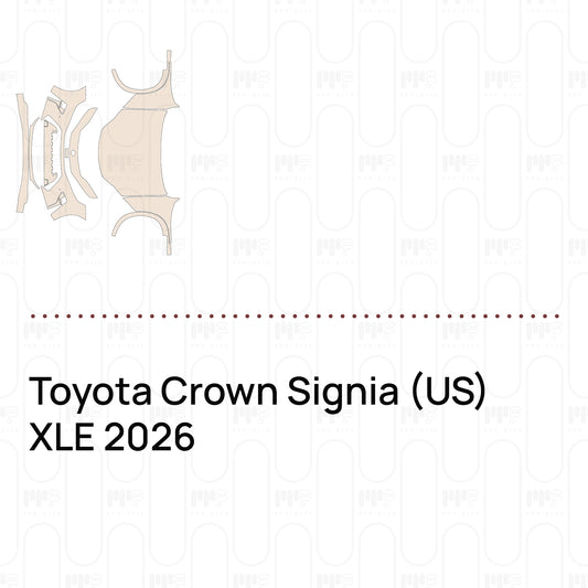 Voorgesneden PPF Toyota Crown Signia (US) XLE 2026