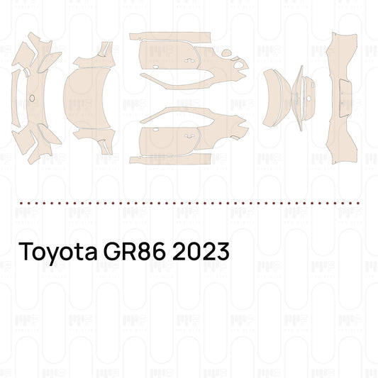 Voorgesneden PPF Toyota GR86 2023