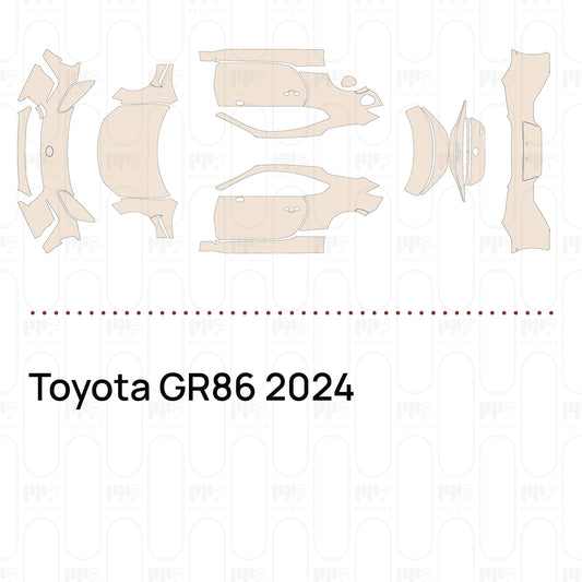 Voorgesneden PPF Toyota GR86 2024