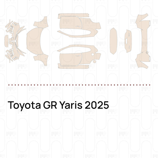 Voorgesneden PPF Toyota GR Yaris 2025