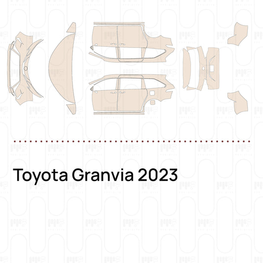Voorgesneden PPF Toyota Granvia 2023