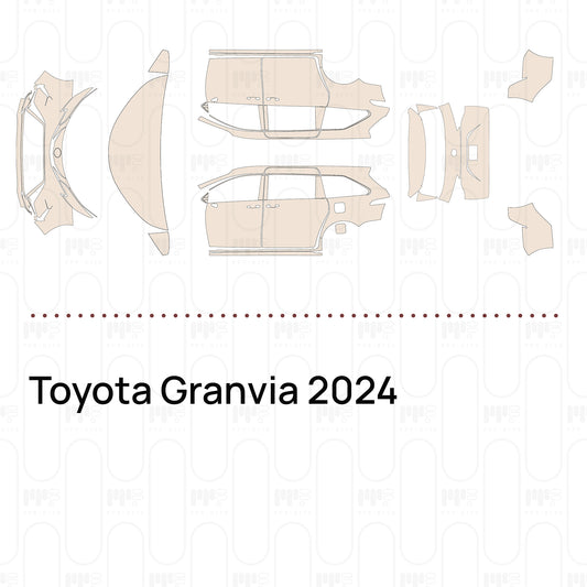 Voorgesneden PPF Toyota Granvia 2024