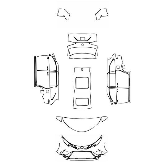 Pre-Cut PPF Toyota Granvia 2025 - PPF-Kits