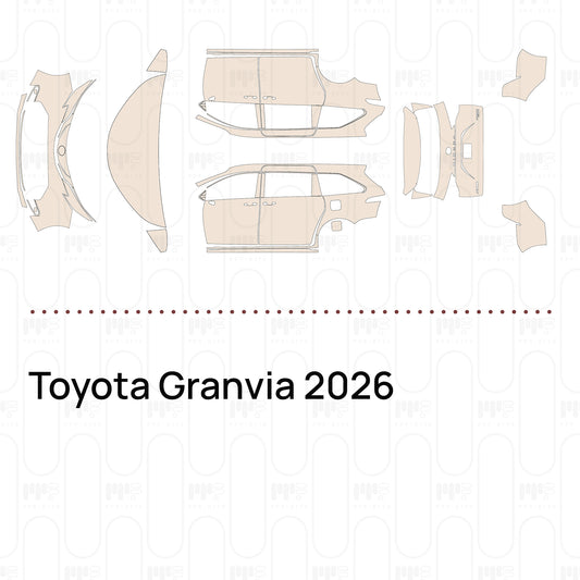Voorgesneden PPF Toyota Granvia 2026