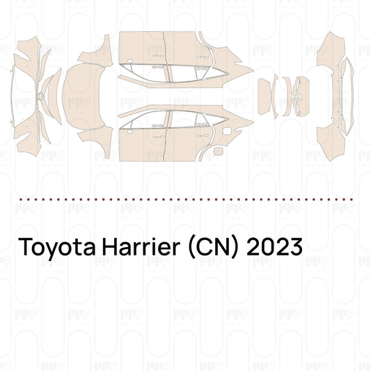 Voorgesneden PPF Toyota Harrier (CN) 2023