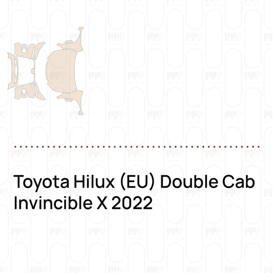 Voorgesneden PPF Toyota Hilux (EU) Double Cab Invincible X 2022