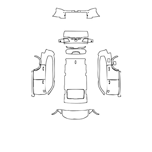 Pre-Cut PPF Toyota Land Cruiser (ME) GR-Sport 2022 - PPF-Kits