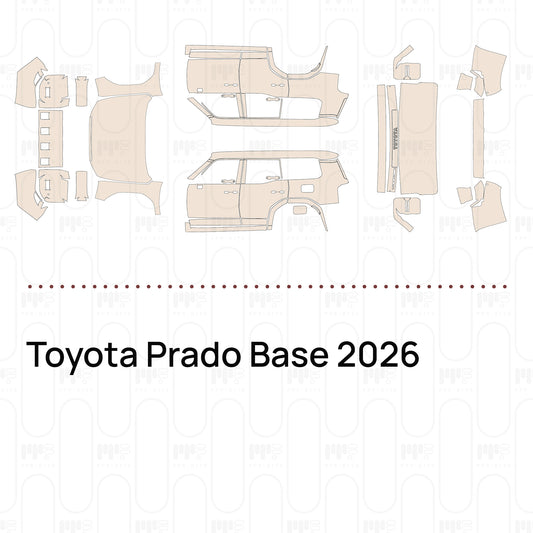 Voorgesneden PPF Toyota Prado Base 2026