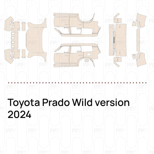 Voorgesneden PPF Toyota Prado Wild version 2024