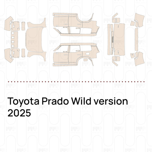 Voorgesneden PPF Toyota Prado Wild version 2025