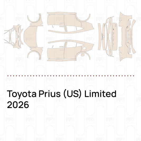 Voorgesneden PPF Toyota Prius (US) Limited 2026