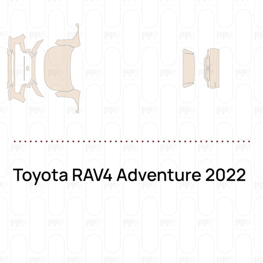 Voorgesneden PPF Toyota RAV4 Adventure 2022