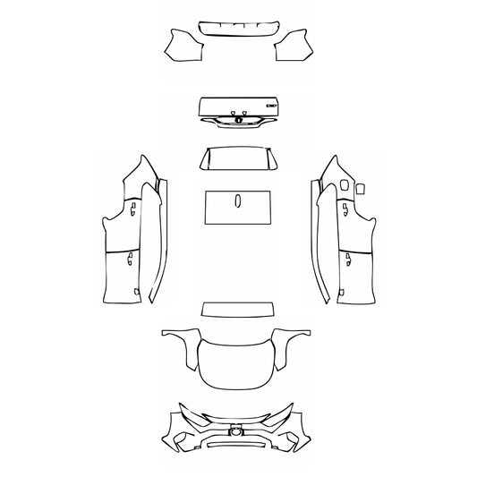 Pre-Cut PPF Toyota RAV4 Base 2022 - PPF-Kits