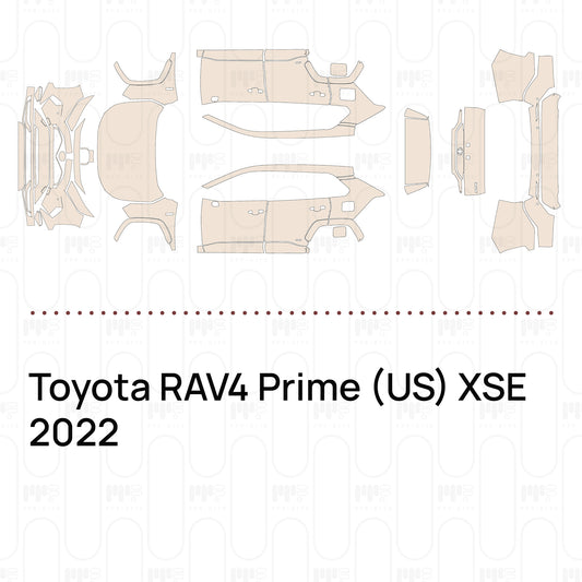 Voorgesneden PPF Toyota RAV4 Prime (US) XSE 2022