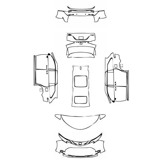 Pre-Cut PPF Toyota Sienna Limited 2023 - PPF-Kits