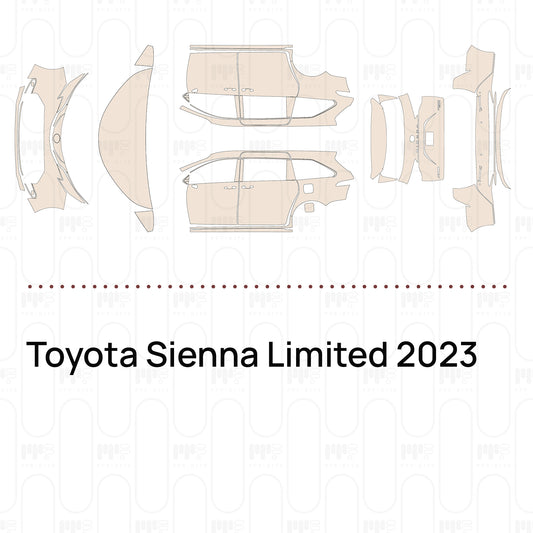 Voorgesneden PPF Toyota Sienna Limited 2023