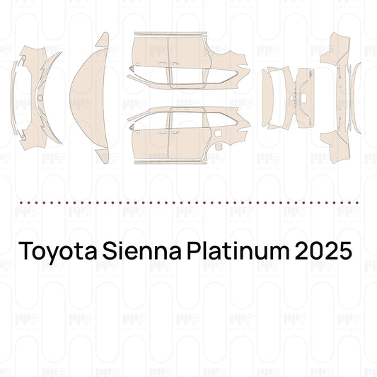 Voorgesneden PPF Toyota Sienna Platinum 2025