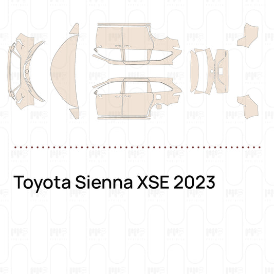 Voorgesneden PPF Toyota Sienna XSE 2023